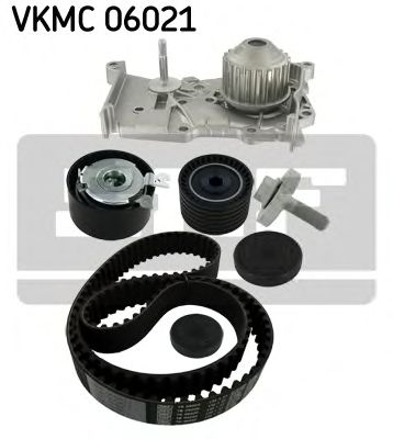 VKMC 06021 SKF - Насос охолоджуючої рідини + комплект зубчатого ремня1
